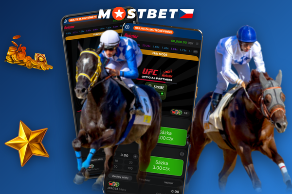 Hra Aviator s rostoucím multiplikátorem na obrazovce Mostbet casino aplikace