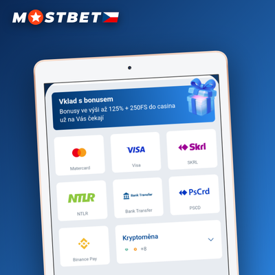 Bankovní převod v CZK jako metoda vkladu v Mostbet pro vyšší částky