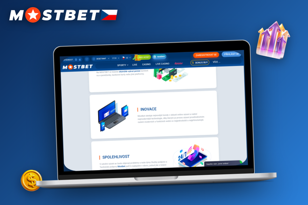 Mostbet desktop aplikace zobrazuje notifikaci o automatické aktualizaci na pozadí