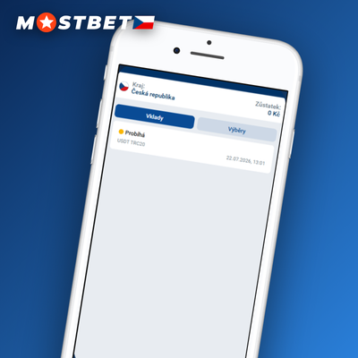 Ikona živého sázení s live kurzy a cash-out funkcí v Mostbet aplikaci