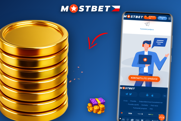 Ukázka správně zadaného Mostbet promo kódu BETBONUSCZ s upozorněním na velká písmena